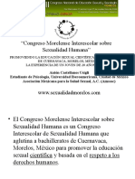 Presentacion Del VII Congreso Nacional de Educacion Sexual y Sexologia