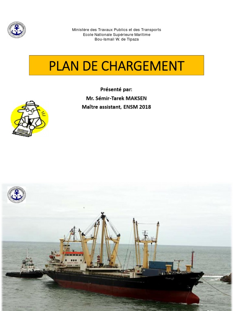 Cargo Stowage Plan Overview | PDF | Port | Tonnage