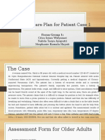 Nursing Care Plan For Patient Case 1: Citra Intan Widyasari Nabila Tasya Ayuputri Stephanie Kumala Hayati