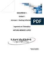 Hacking Informático: Seguridad 1. Unidad 1