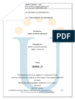 Task 4 - Case Analysis of A Document