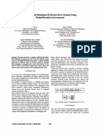 Modeling and Simulation of Electric Drive Systems Using Matlab/Simulink Environments