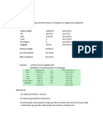 EJERCICIOS Peso y Balance