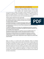 Postulados de La Teoría de La Auditoría PDF