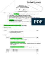 Revised - Business Ethics - Class Project - Guidlines - April 12, 2020