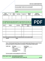 Off Campus Equipment Verification Worksheet: Printed Name: Signature