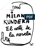 El arte de la novela - Milan Kundera
