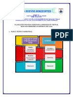 Liceo Nuevos Horizontes: Planeación Proceso Enseñanza-Aprendizaje Virtual Segundo Bimestre Académico Año 2020