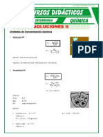 Unidades de Concentración Química para Cuarto de Secundaria