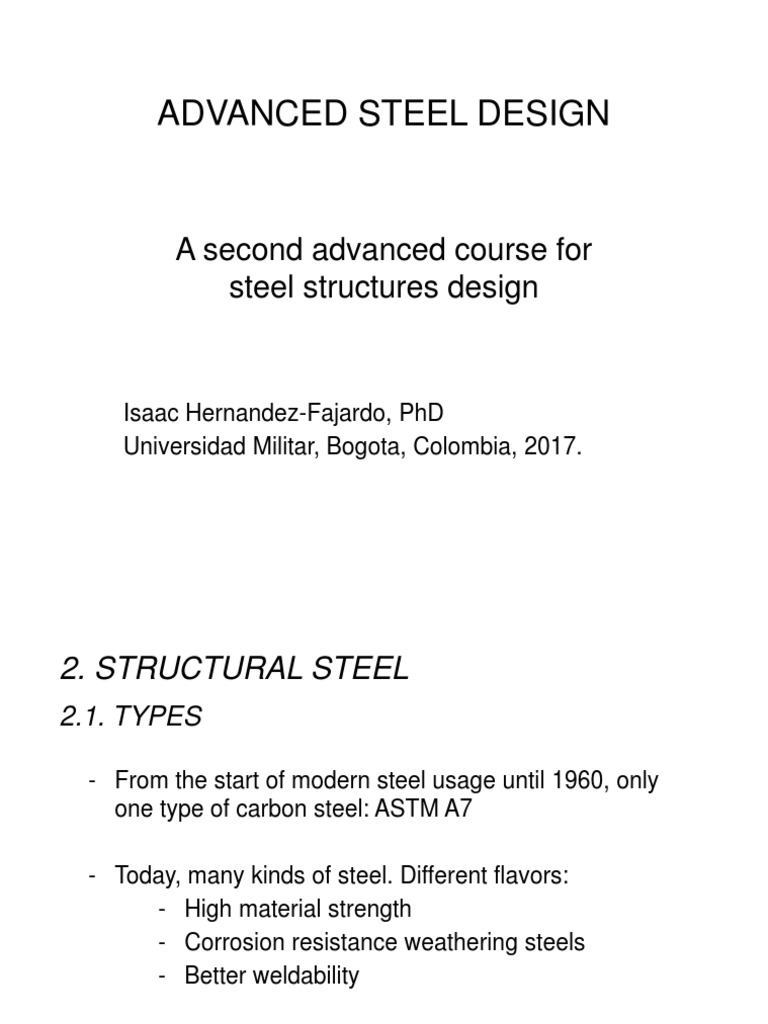 Advanced Steel Design Principles | PDF | Fracture | Deformation ...
