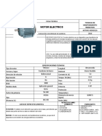 Ficha Tecnica Motor Electrico