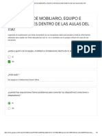 EVALUACIÓN DE MOBILIARIO, EQUIPO E INSTALACIONES DENTRO DE LAS AULAS DEL ITAT - Formularios de Google 6 PDF