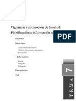 TEMA 7 Vigilancia y promoción de la salud.