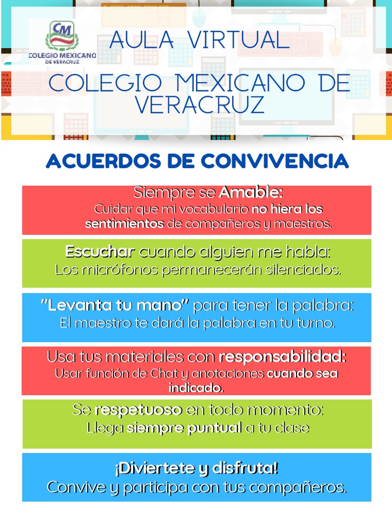 Normas de Convivencia en Aula Virtual | PDF | Poesía | Ficción general