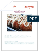 たこ焼き Takoyaki: (Grilled Octopus)