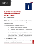 Electric Power System "Distribution System Installations"