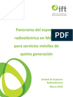 Panoramadelespectroradioelectricoenmexicopara5g PDF