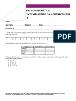 Avaliação Matemática 7o ano