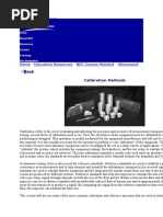 Home Education Resources NDT Course Material Ultrasound: Calibration Methods