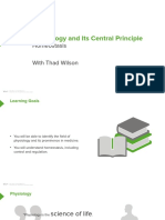 Physiology and Its Central Principle: Homeostasis With Thad Wilson