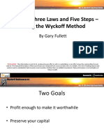Two Goals, Three Laws and Five Steps - Trading The Wyckoff Method