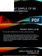 Present Simple of Be: Affirmative