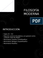 Filosofía Moderna