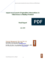 Impact Assessment of Agriculture Interventions in Tribal Areas in Madhya Pradesh PDF