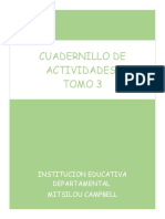 Cuadernillo de Actividades Tomo 3