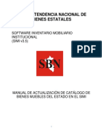 Manual de Actualizacion Catalogo de Bienes SIMI 3.5 PDF