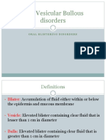 Vesiculobullous Lesions