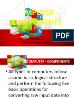 Computer - Components: Prepared By: Kenneth Santiago Sarboda
