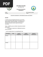 Educ 4b Worksheet 2 - Designing Meaningful Performance Based Assessment