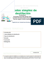 Destilacion Simple