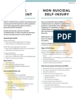 Suicide Assessment Non-Suicidal Self-Injury