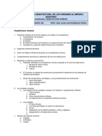 Cuestionario Arquitectura Romana PDF