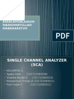 Single Channel Analyzer (Sca)