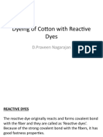 11.3 Dyeing of Cotton With Reactive Dyes