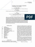 A critical review of the ferric chloride leaching of the galena