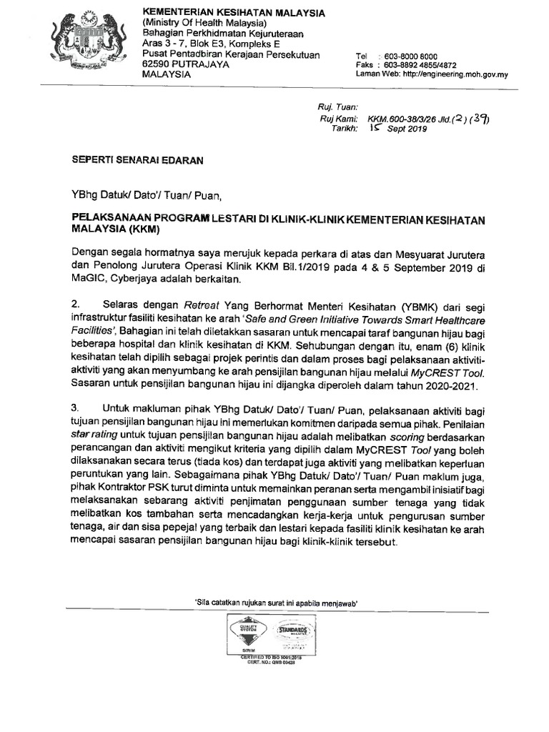 Plaksanaan Program Lestari (2019-1573784113273) | PDF