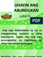 Lebel 6 BUHAYIN ANG KABUNDUKAN