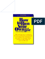 How To Run Your Own Life - Final PDF