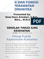 Presentation Peran Dan Fungsi Kep Komunitas