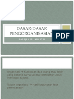 Dasar-Dasar Pengorganisasian