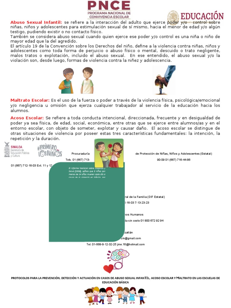 Protocolos para La Prevención Detección y Actuación en Caso de Abuso ...