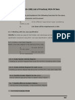 GOAD (MCA-208) List of Practical, MCA-IV Sem