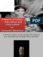 Influence of Culture, Sub-Culture and Cross-Culture On Consumer Behaviour