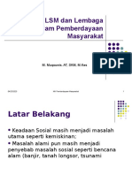 Peran LSM & Lembaga Donor dalam Pemb Masy