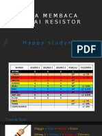 Cara Membaca Nilai Resistor: Happy Studyng