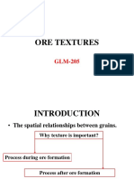 Ore Textures-Mid-Term Exam PDF